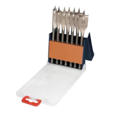 Juego de Mechas Pala Para Madera 7 Pzas Kwb Profesional
