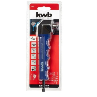 Cabezal Portapuntas y Mechas Angular 90° Encastre Hexagonal 1/4