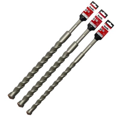 Kit Mechas p/ Hormigón SDS MAX 38/32/28 mm Ø x3 - KWB