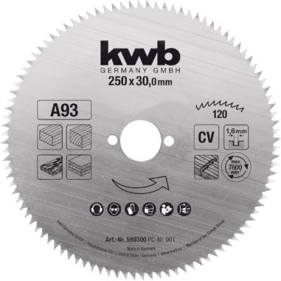 Disco De Corte 250 mm x 30 mm 120 Dientes