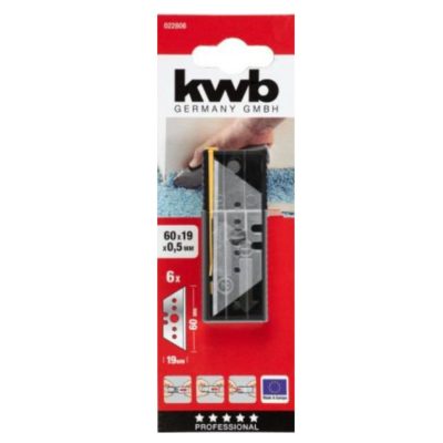 Repuesto Cutter Hoja Trapezoidal KWB x 6 Unidades