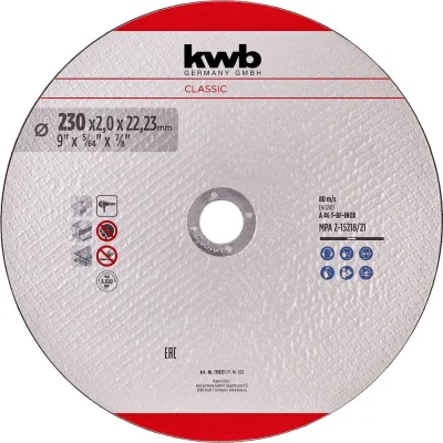 Disco de Corte para Metales 230mm x 2mm