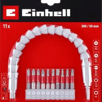Set De 10 Puntas combinadas + Eje Flexible
