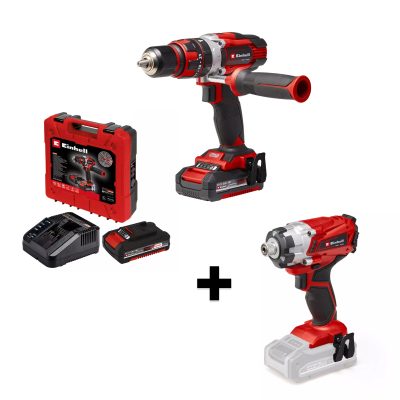 COMBO Taladro Percutor inalámbrico  (TE-CD 18/48 Li-i ) + Atornillador Inalámbrico (TE/CI 18/1 Li-Solo)